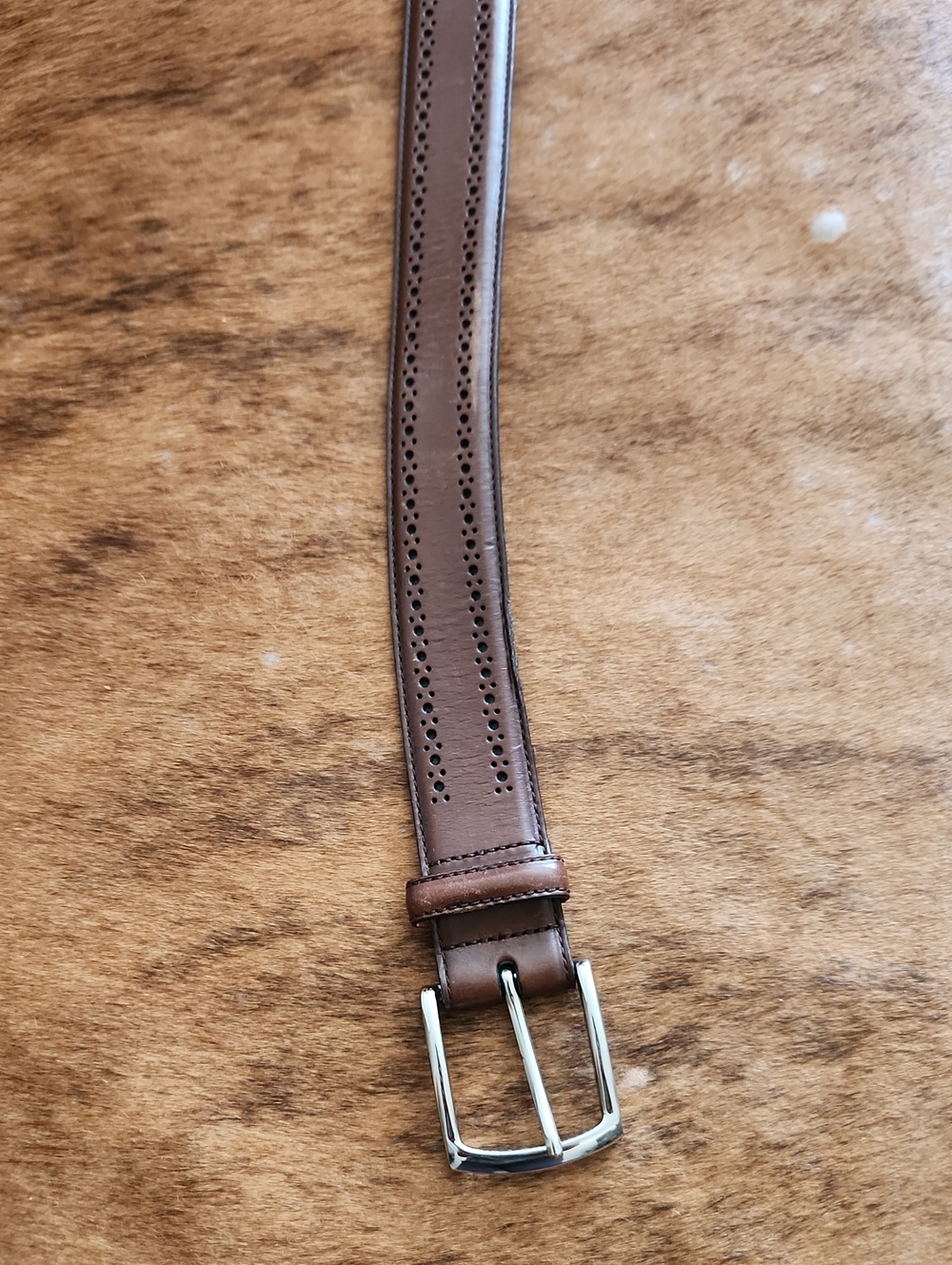 Allen Edmonds Manistee Dress Belt Size 42
